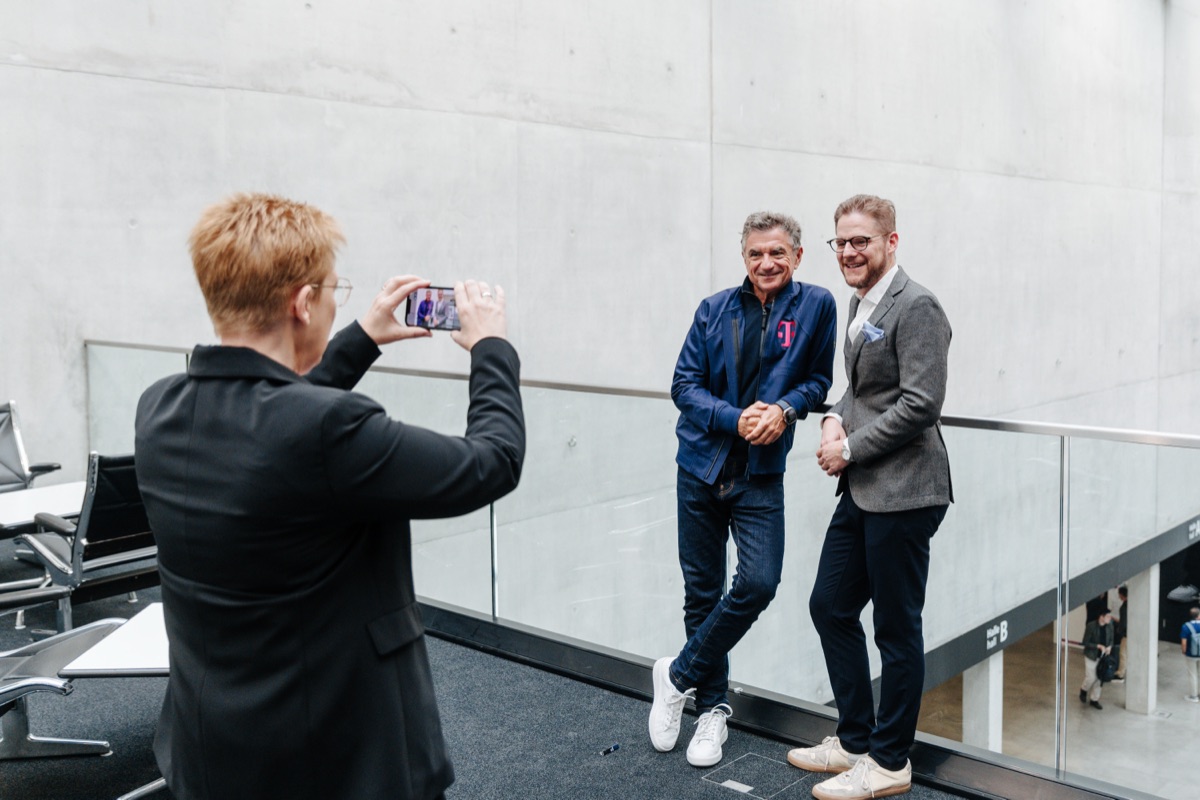 Participants between sessions in Berlin