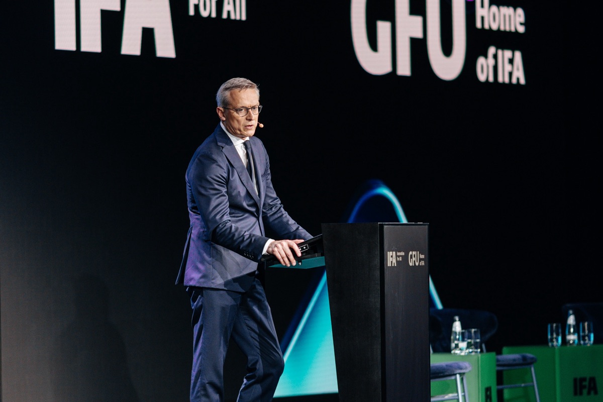 A keynote at IFA Berlin